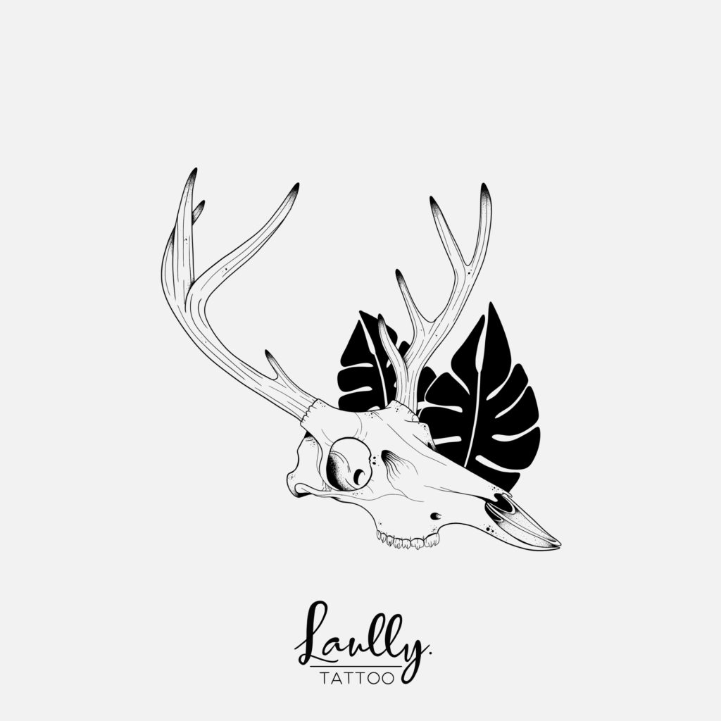 crâne de cerf la main de bois toulon